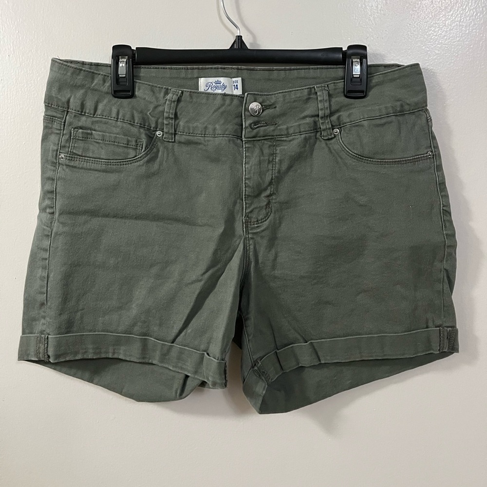 Size 14 green shorts